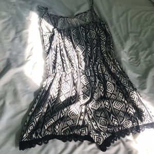 Decree Other - black and white romper Decree Other - black and white romper